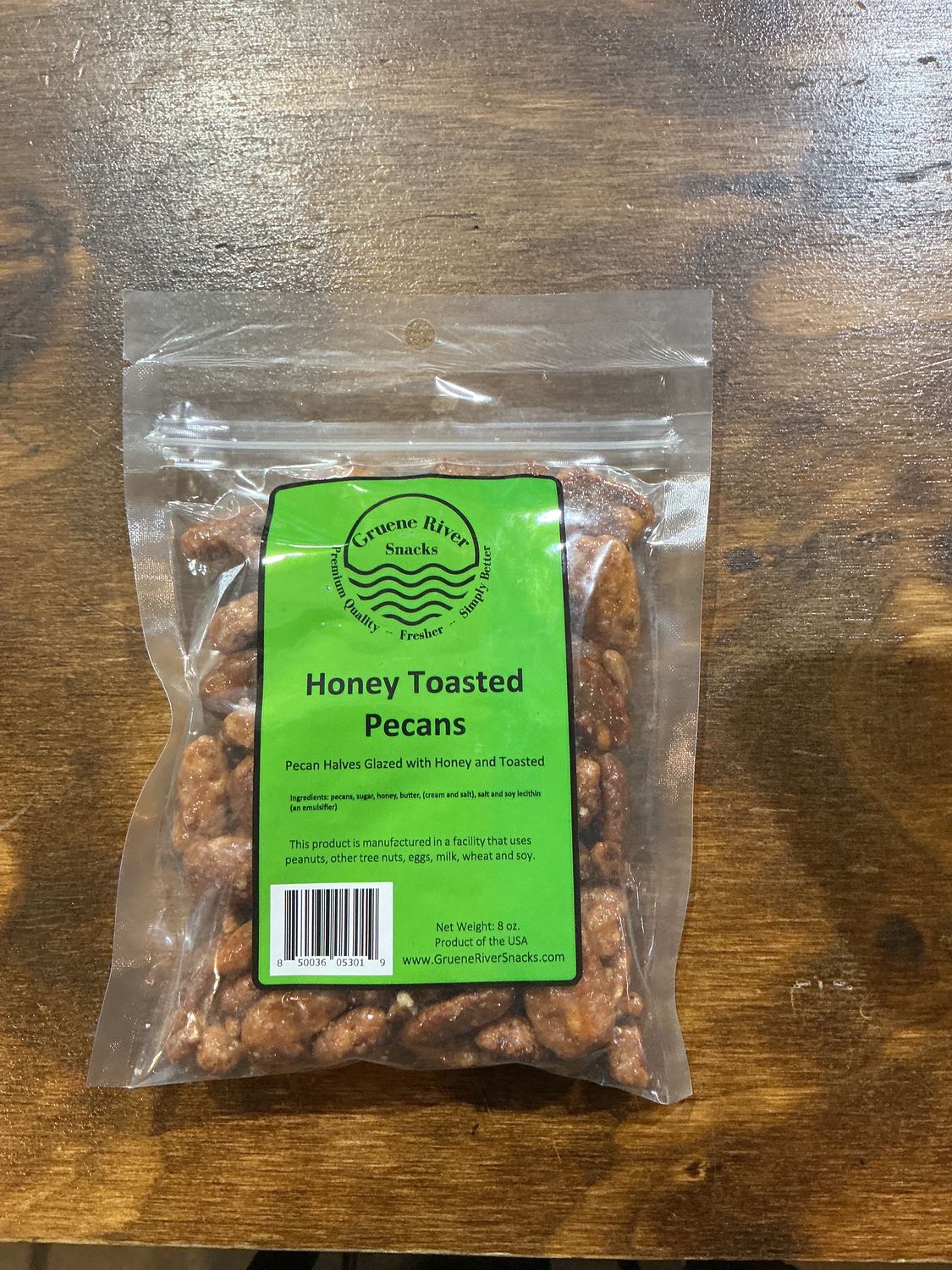 Honey Toasted Pecans 8oz