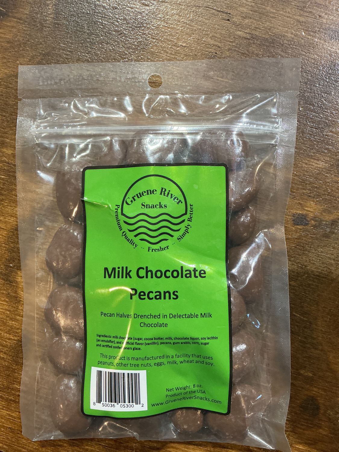 Milk Chocolate Pecans 8oz