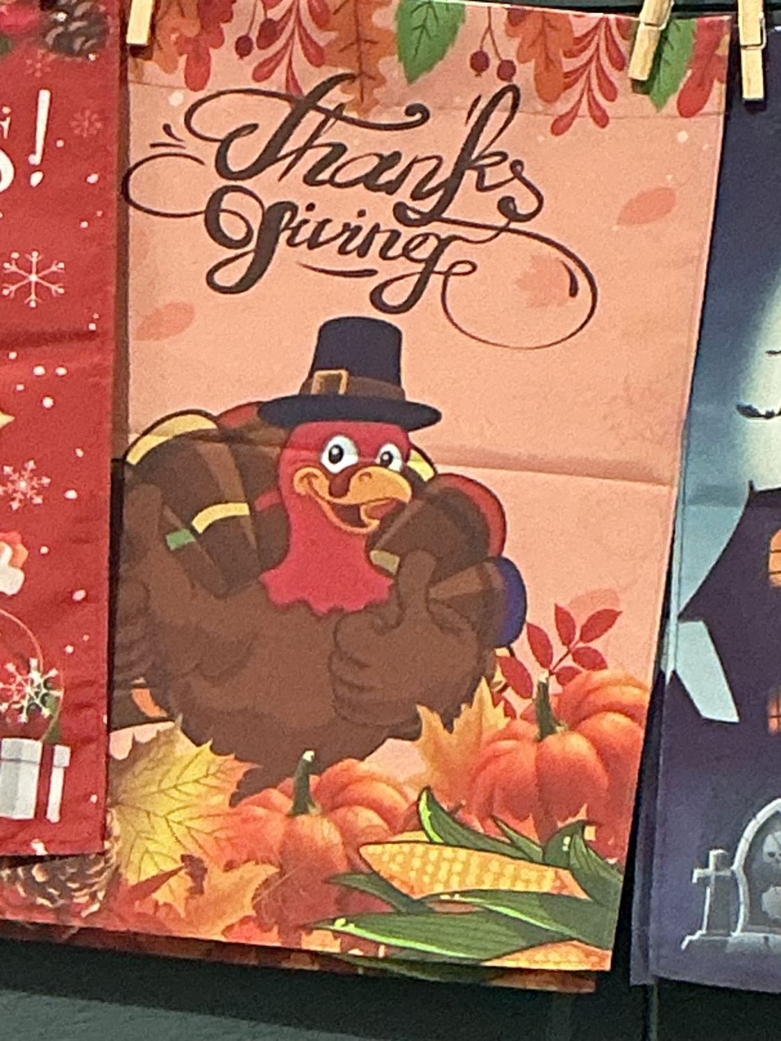 Garden Flag Thanksgiving