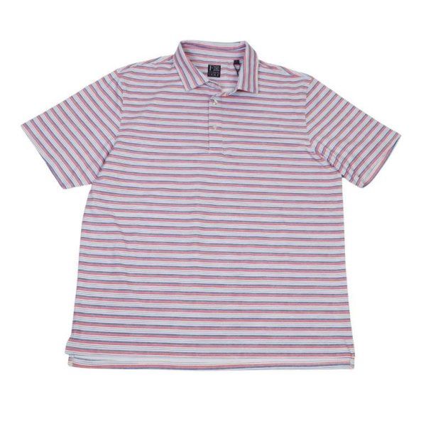 F/X Golf Heather Stripe | Blue/Coral