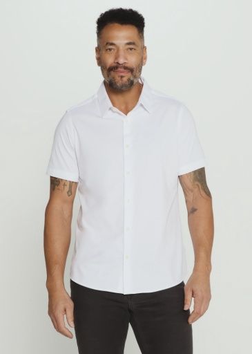 GIRONA SHORT SLEEVE SHIRT, Colour: WHITE, Size: MED