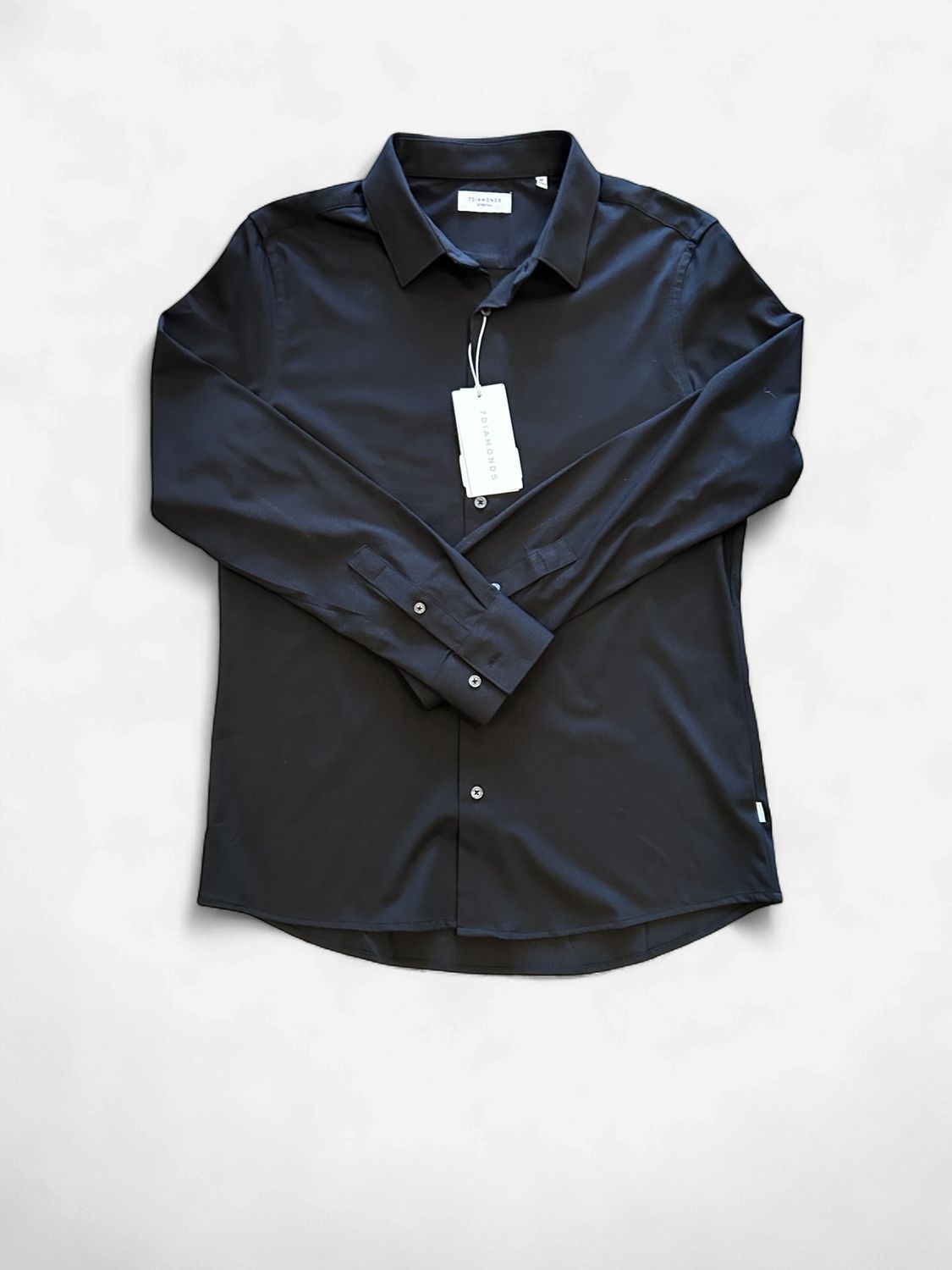 7 Diamonds Girona L/S, Color: Black, Size: M