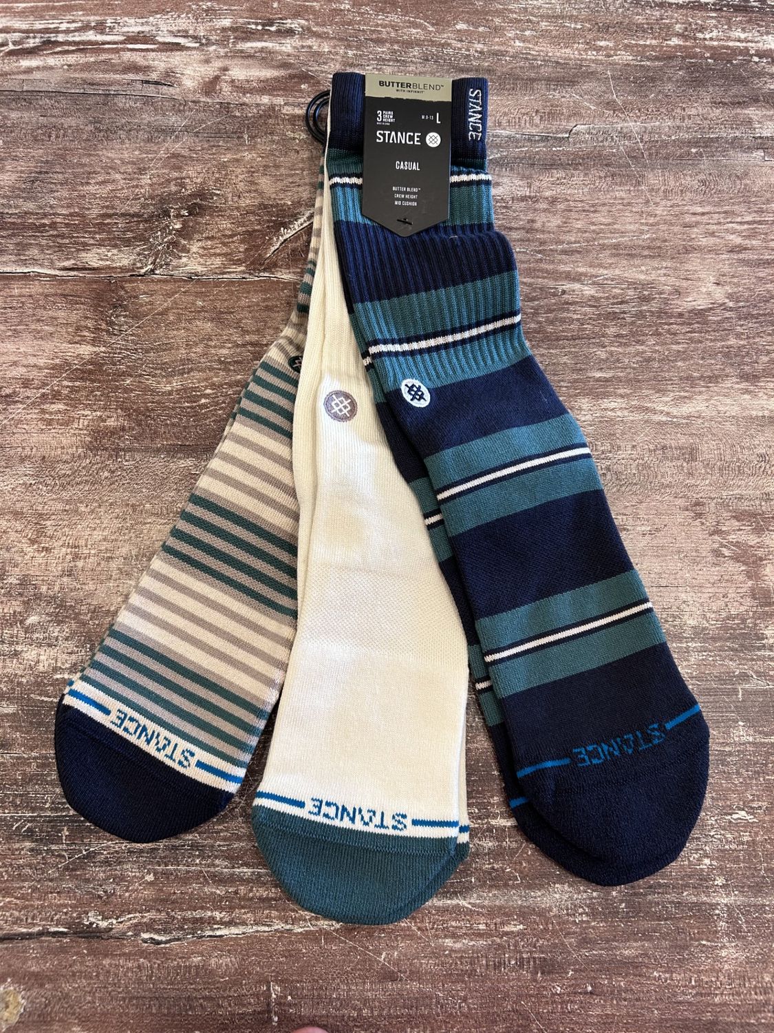 Stance Caesar Stripe 3 Pack Socks