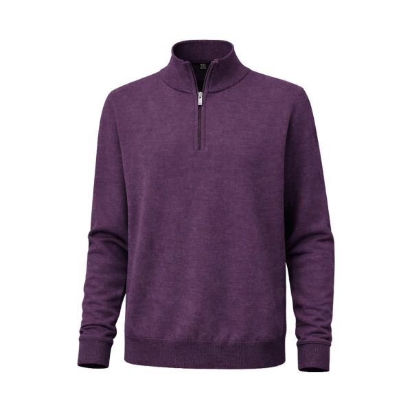 F/X Fusion 1/4 Zip Mock | Heather