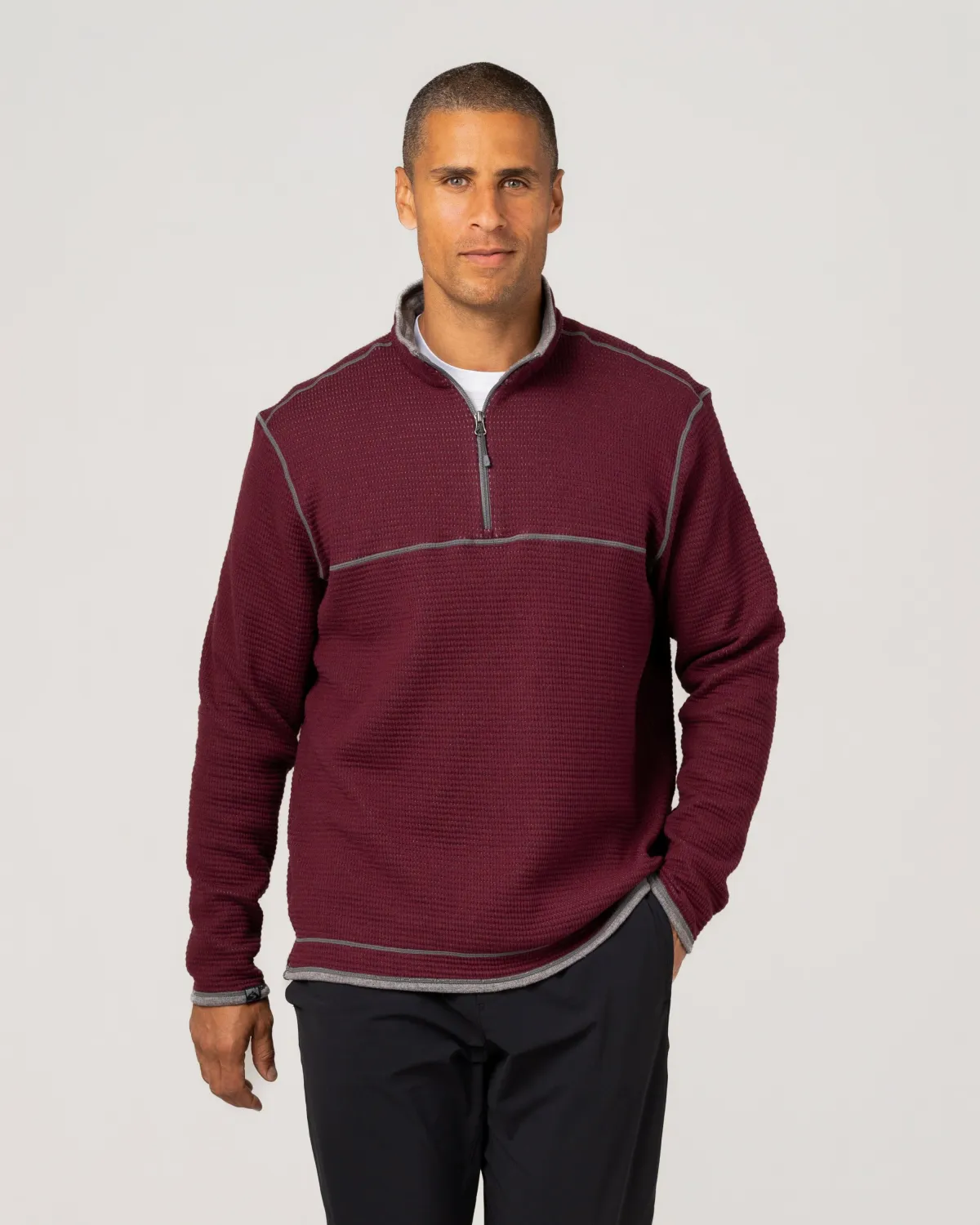 Storm Creek Maverick 1/4 Zip | Merlot