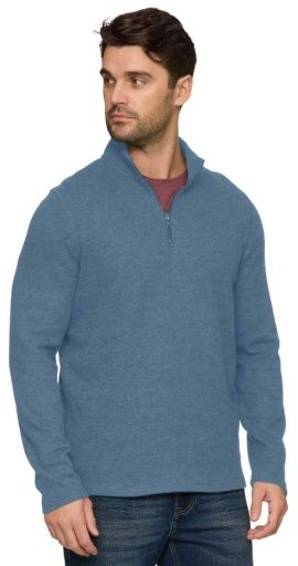 SUMMIT SUPER SOFT WAFFLE 1/4 MOCK NECK