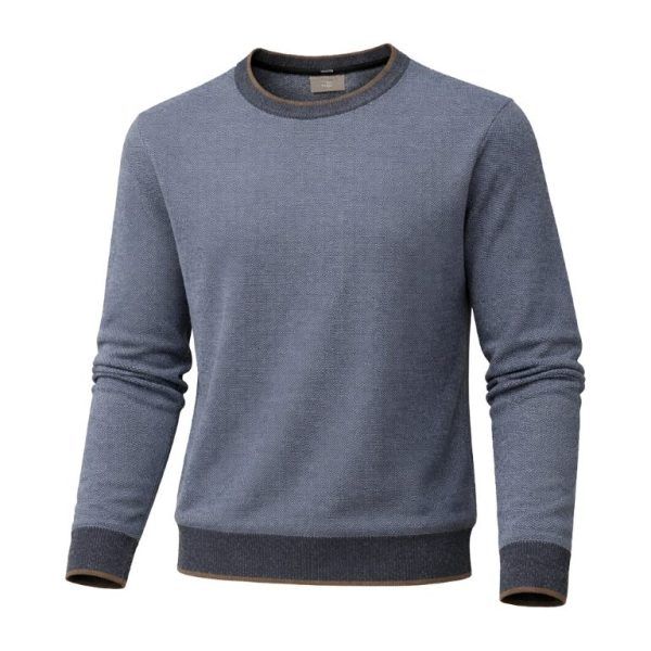 Trend Crew Sweater | Navy Combo, Size: M