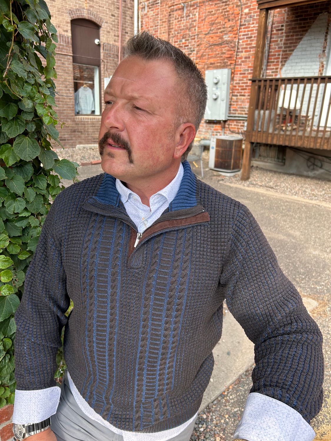 F/X Fusion  Ottomon 1/4 Zip | Brown