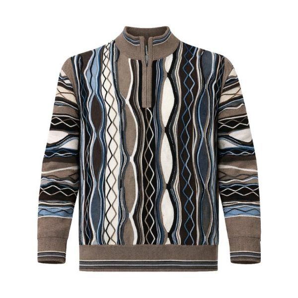 F/X Fusion 1/4 Zip Sweater | Taupe