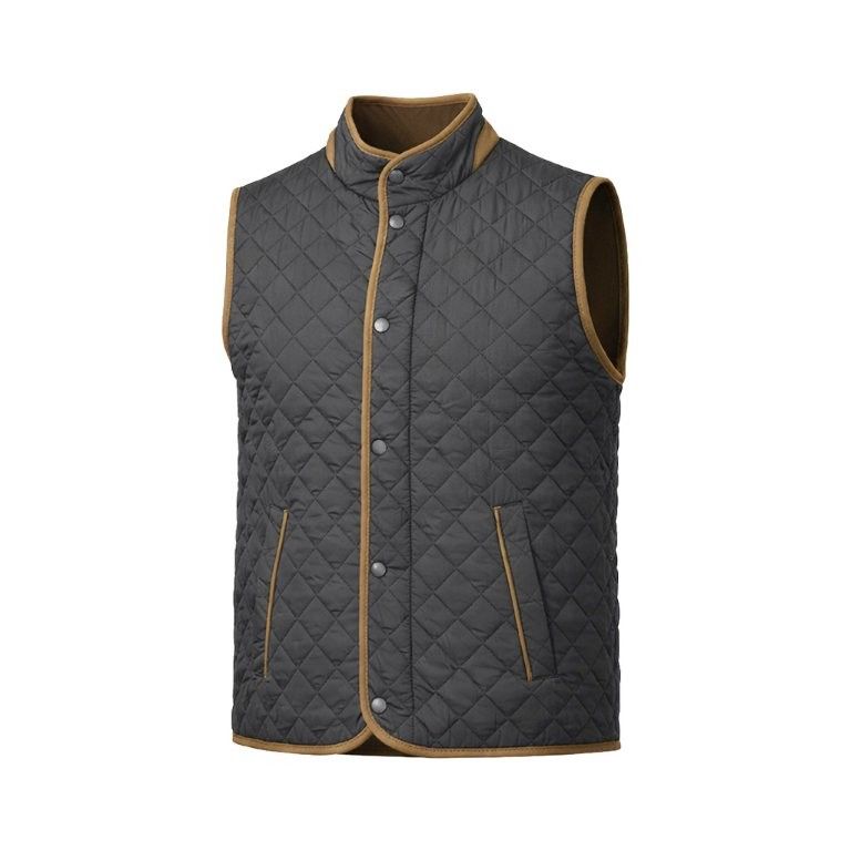 F/X Fusion  Upland Quilted Vest | Charcoal