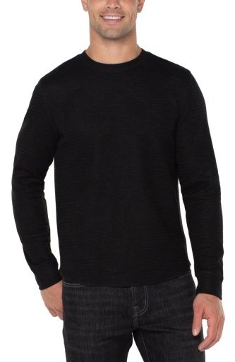 long sleeve crew neck, Colour: black, Size: M