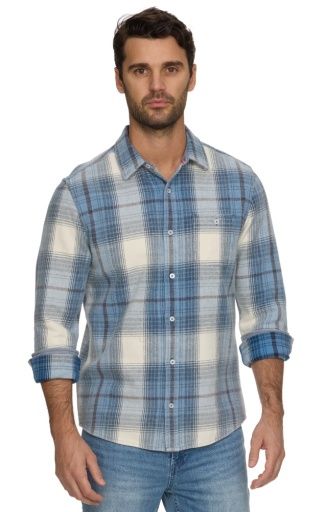 ASHEVILLE LS VINTAGE WASH SHIRT, Size: M