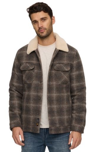 BROOKWOOD SHERPA LINED JACKET, Size: M