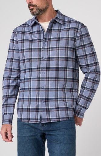 men's l/s button up shirt w/  btn pkt, Size: M