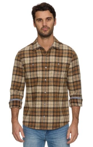 HAMMONDVILLE LS FLANNEL SHIRT, Size: M
