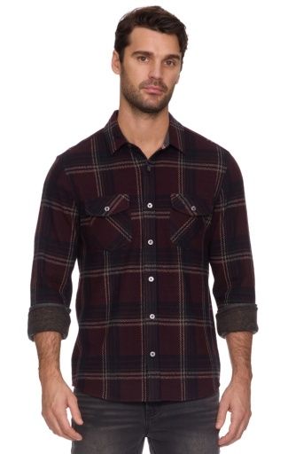 ELBA LS HERO KNIT FLANNEL, Size: M