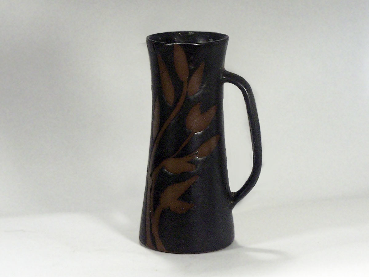 Vintage Andersen Design Stein with Red Leaf Pattern by Brenda Andersen