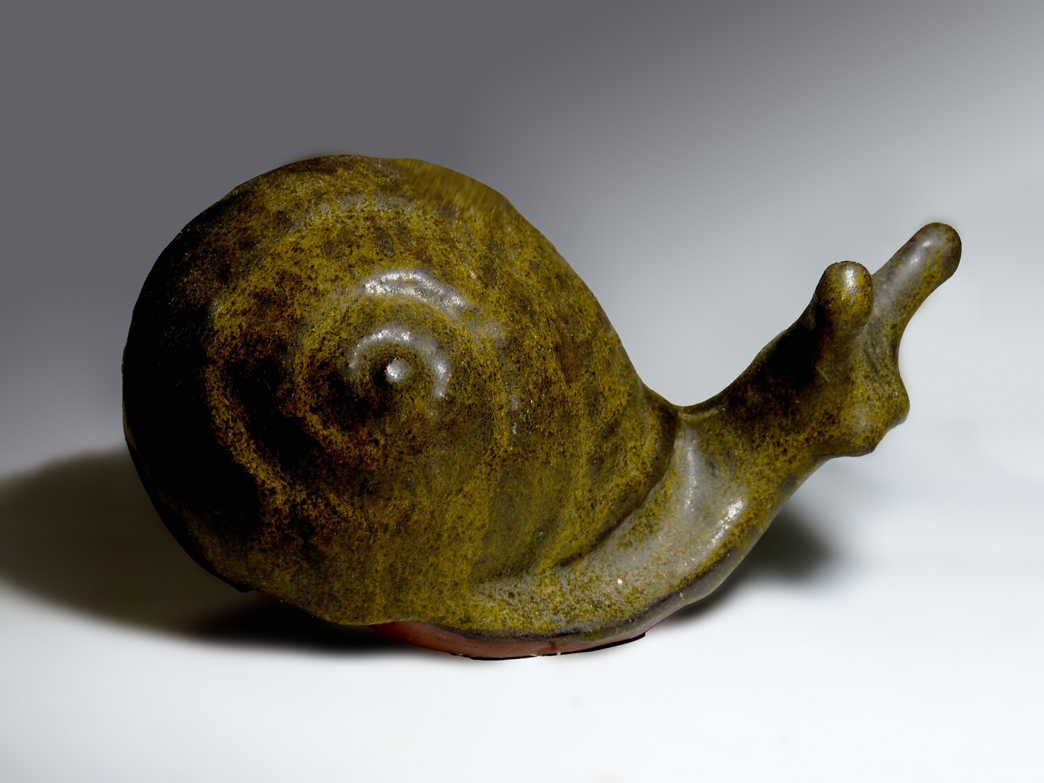 Vintage Snail Prototype in Rare Brown Glaze