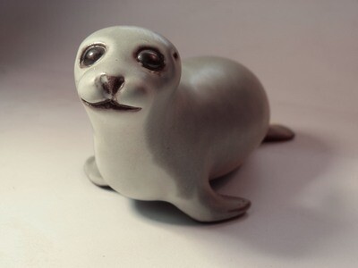 Baby Seal, early vintage, Grey