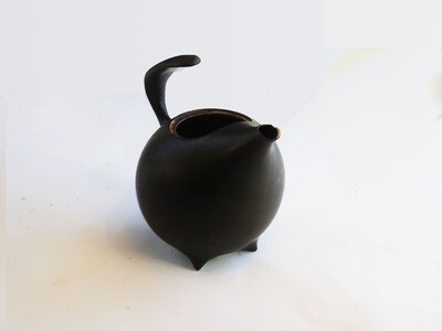 Rare Vintage Mid-century Pitcher by Weston Neil Andersen in Ebony-Brown Glaze