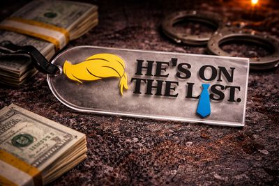 He’s On the List – Sneaky Protest Bookmark He’s On the List – Sneaky Protest Bookmark