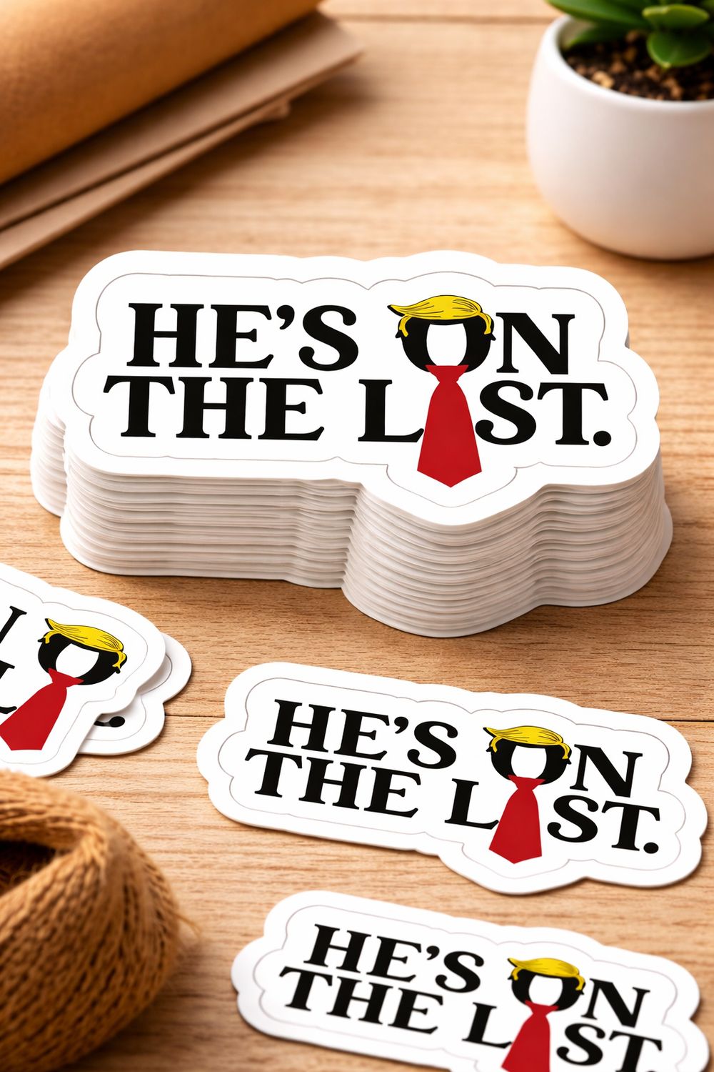 He's on the List Sticker Pack