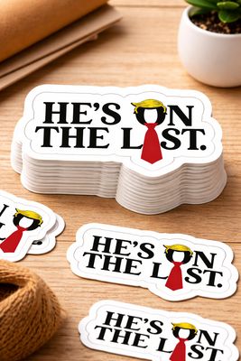 He's on the List Sticker Pack