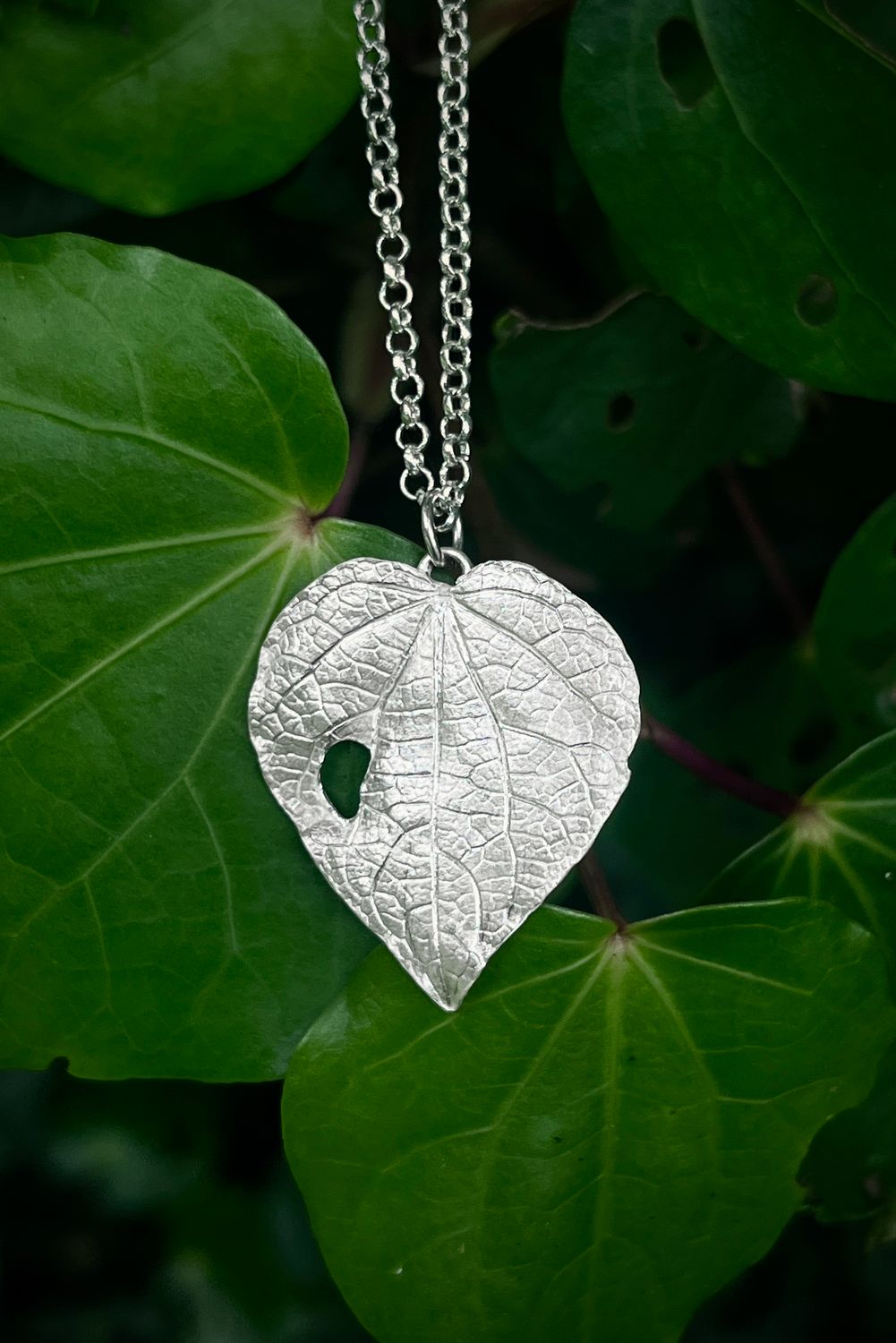 Silver Kawakawa Pendant