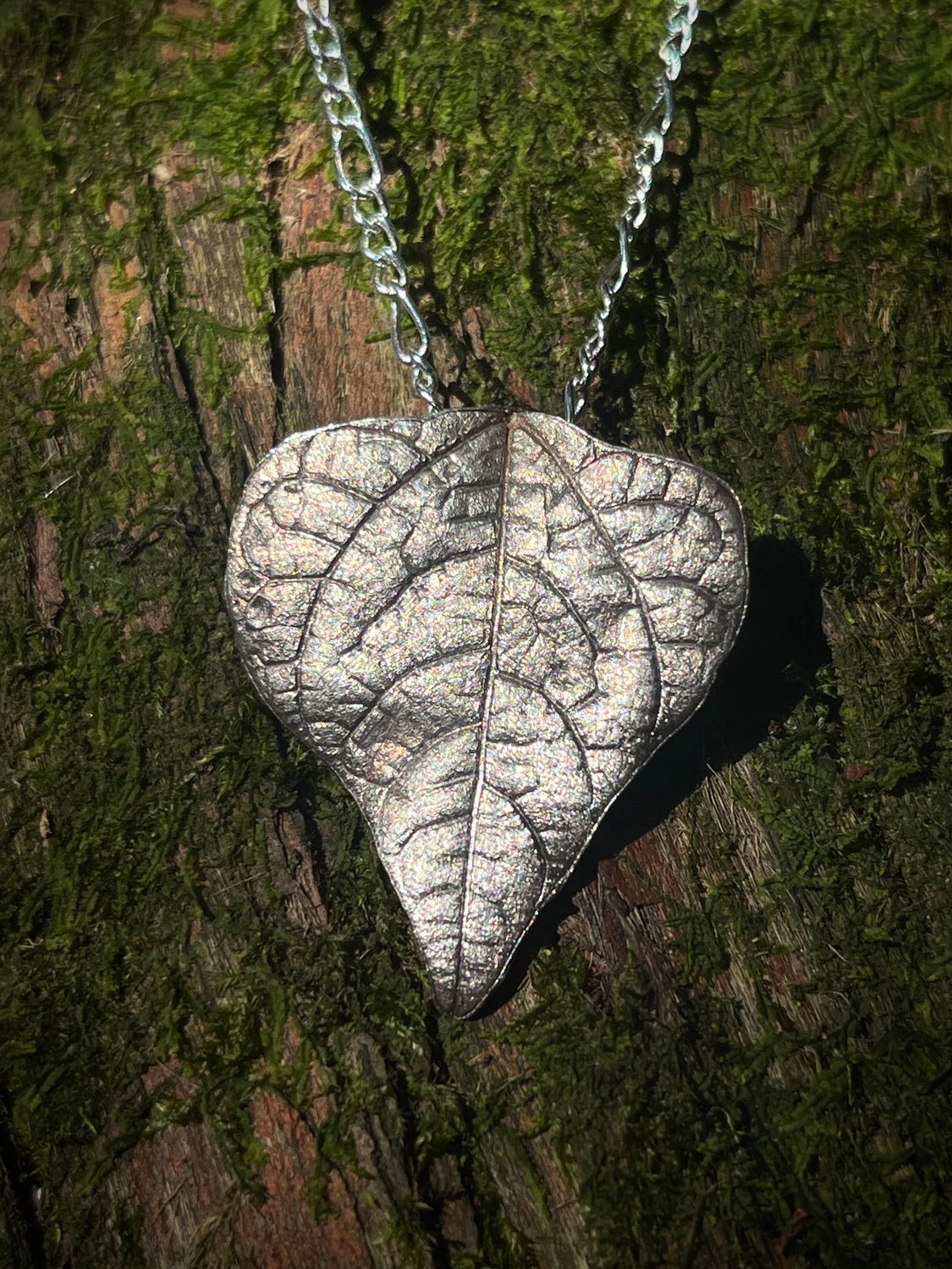 Jicama Leaf Pendant