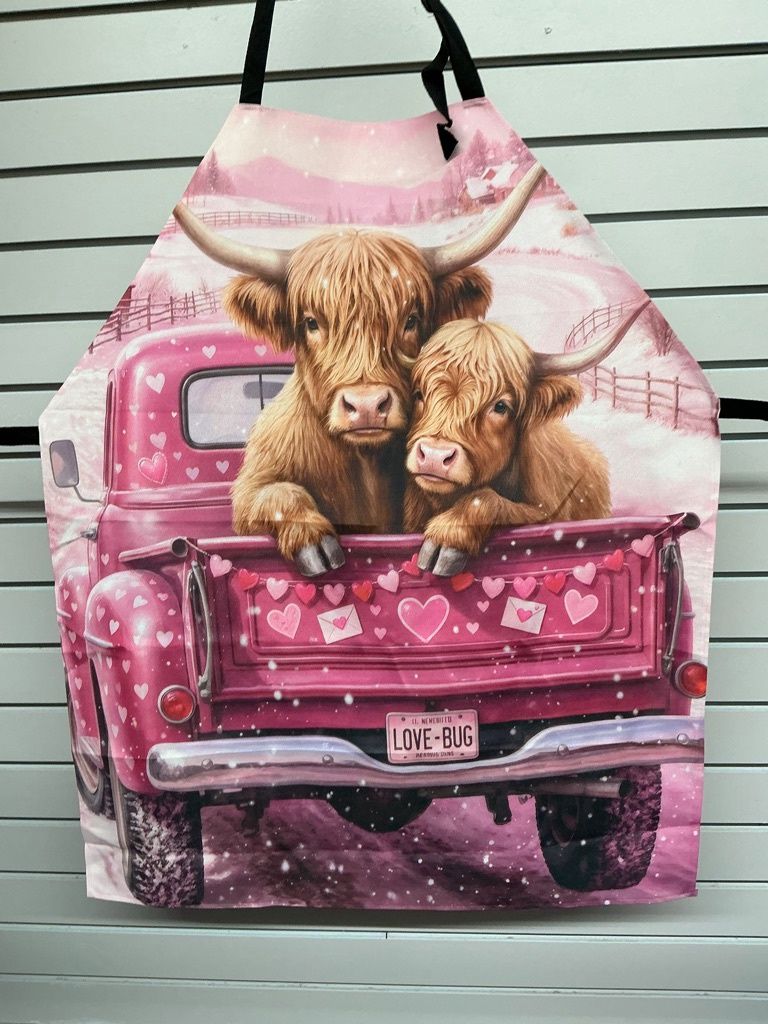 XOXO Cow Apron