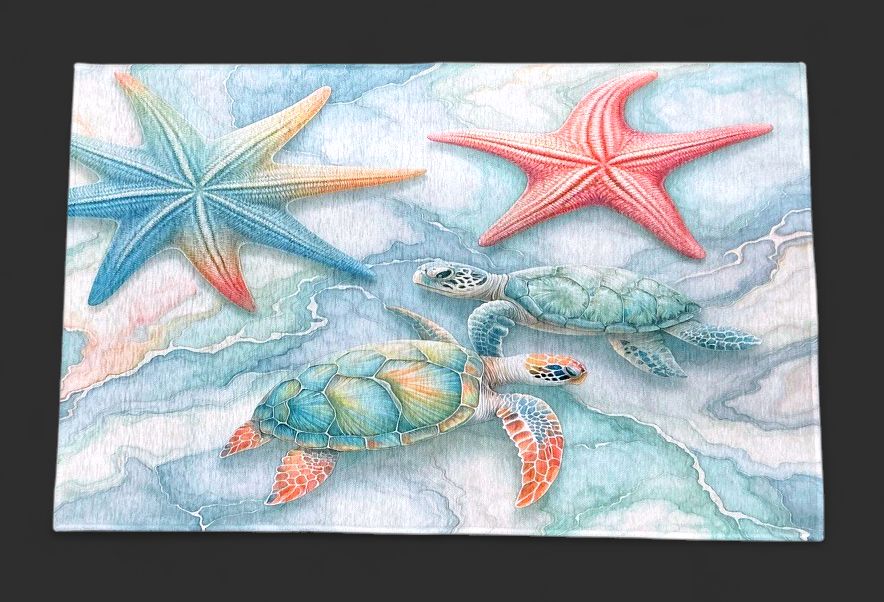 Turtle Marble Area Rug