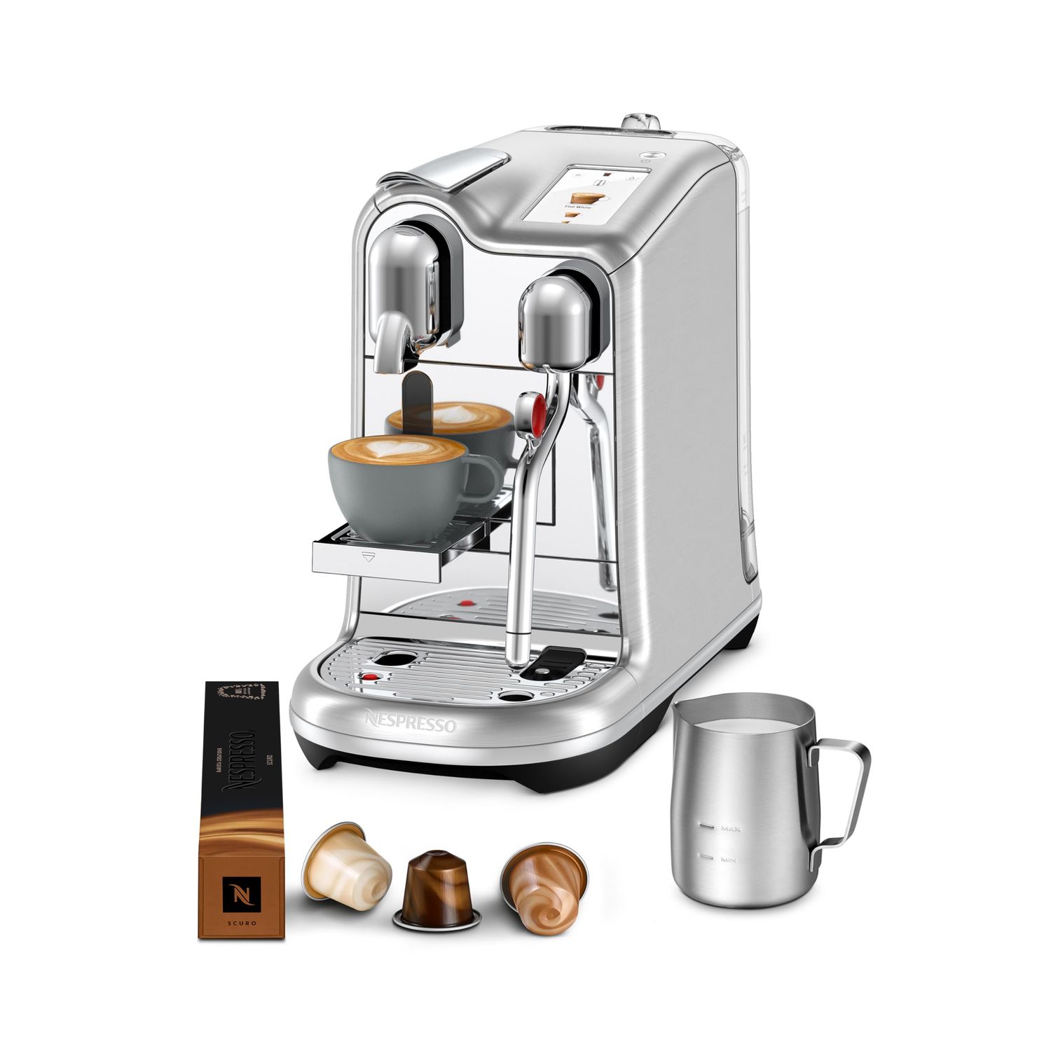 Nespresso Creatista Pro Coffee Machine by Nespresso - Professional Cappuccino System, Stainless Ste…