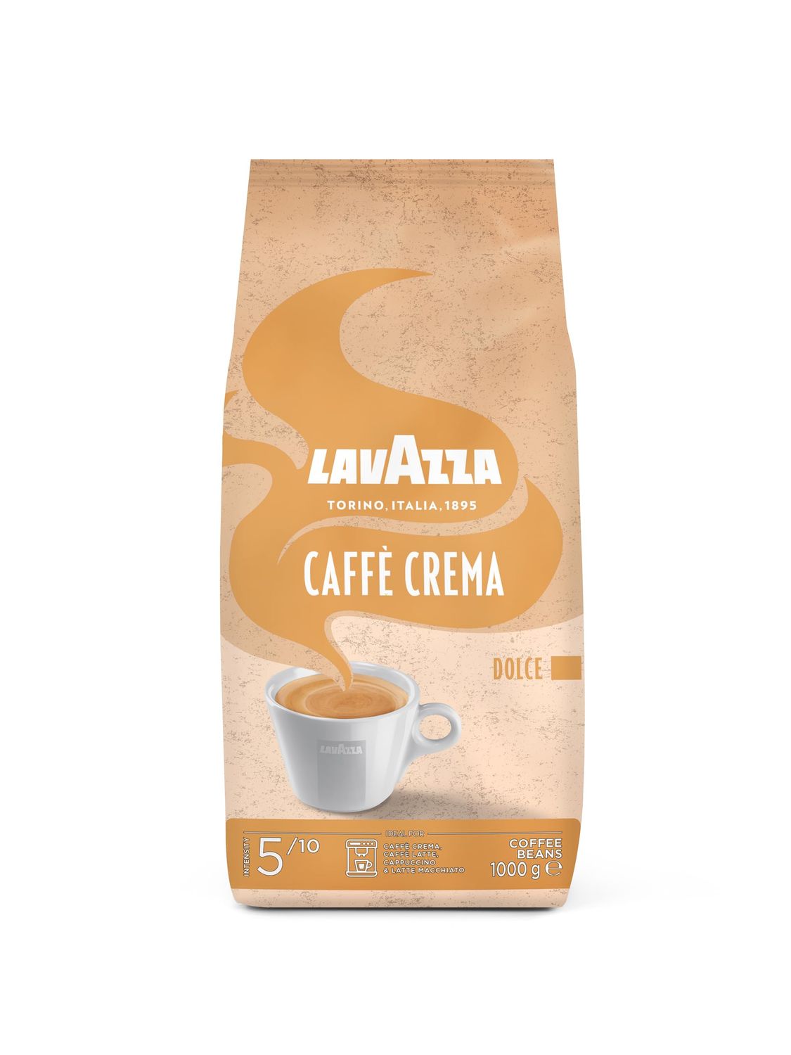 Lavazza Caffe Crema Dolce 1 kg, Gold, 2743
