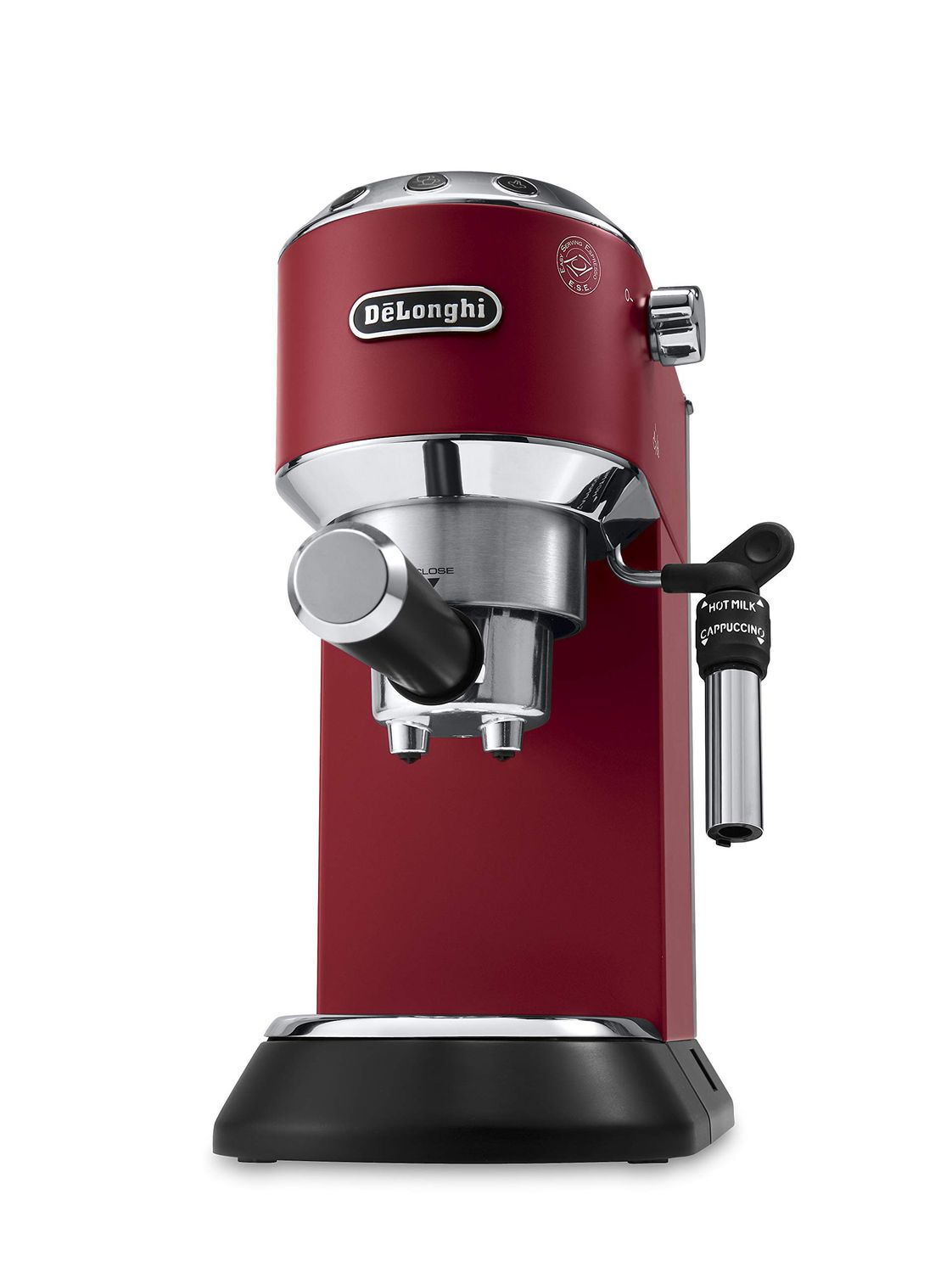 De'Longhi Dedica Style Pump Espresso Machine, Red - EC685.R - International Version
