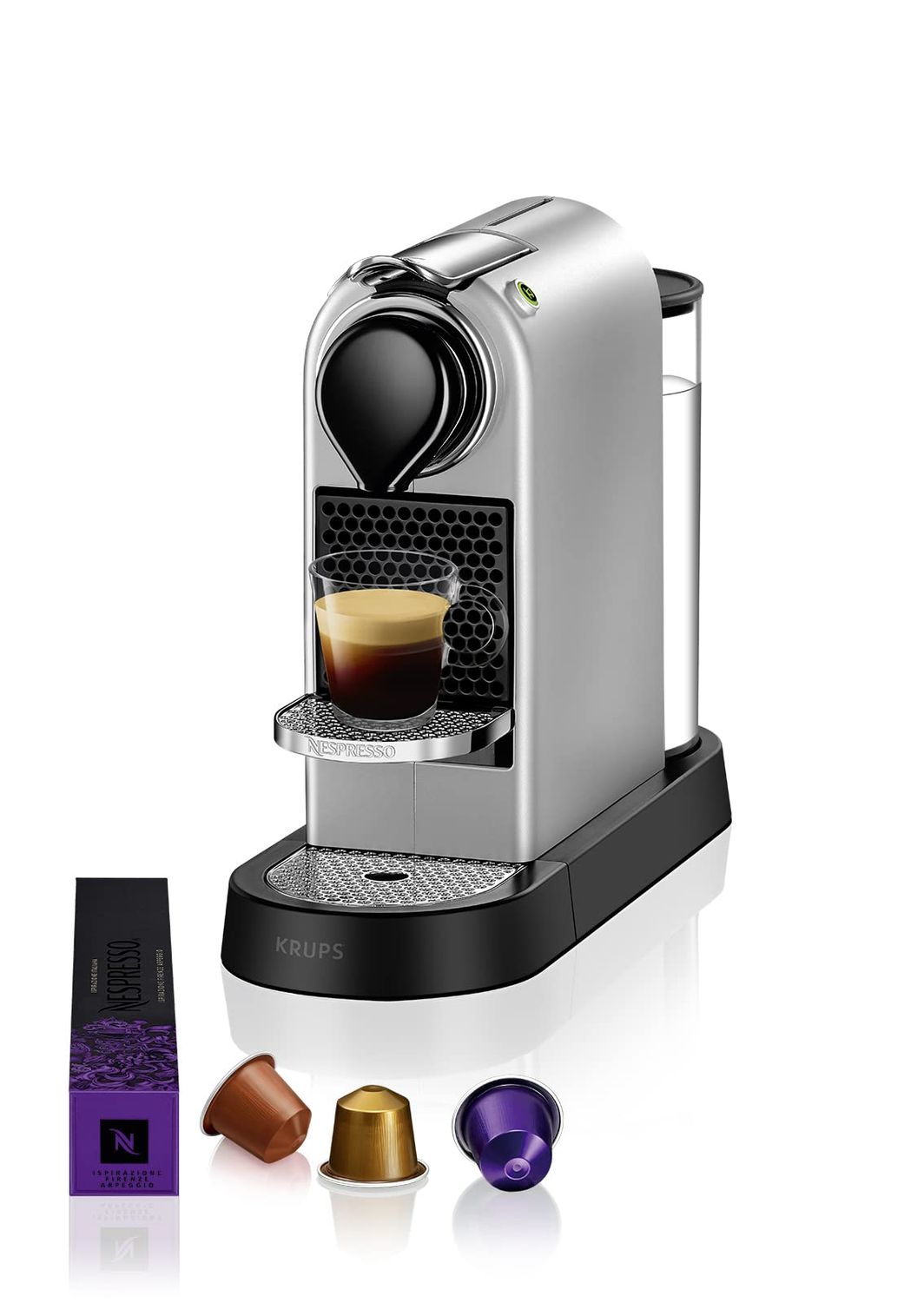 Nespresso Krups Citiz Coffee Pod Silver YY4118FD