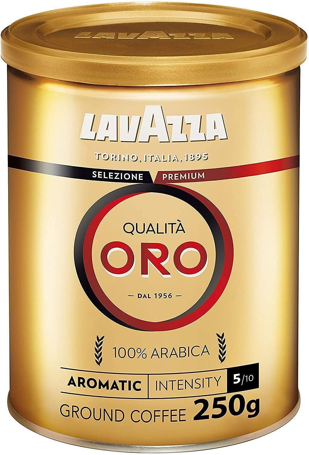 Lavazza Qualità Oro Ground Coffee, Medium Roast, 250 G