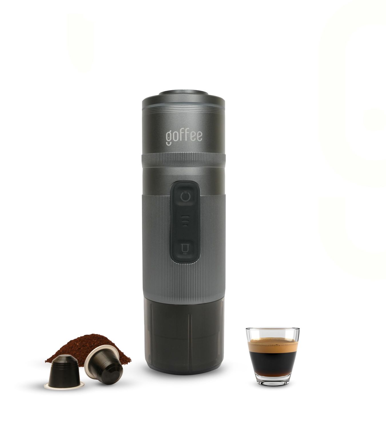 Portable Espresso Machine – Rechargeable 18-Bar Coffee Maker with Water Heating | Compatible with N…
