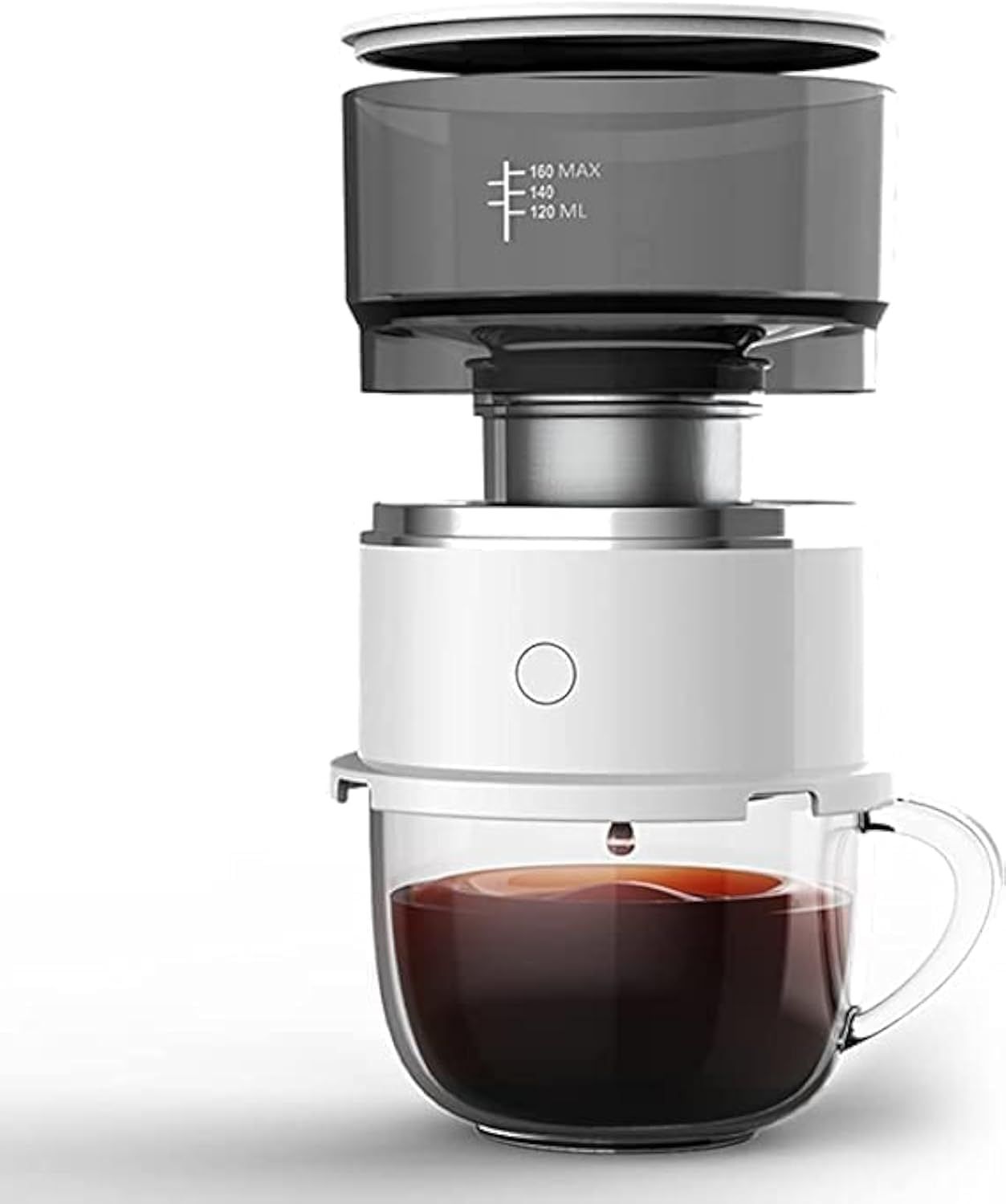 MAKINGTEC Coffee Maker, Portable Coffee Maker, One-Touch Pour Over Drip Coffee Maker, with Stainles…