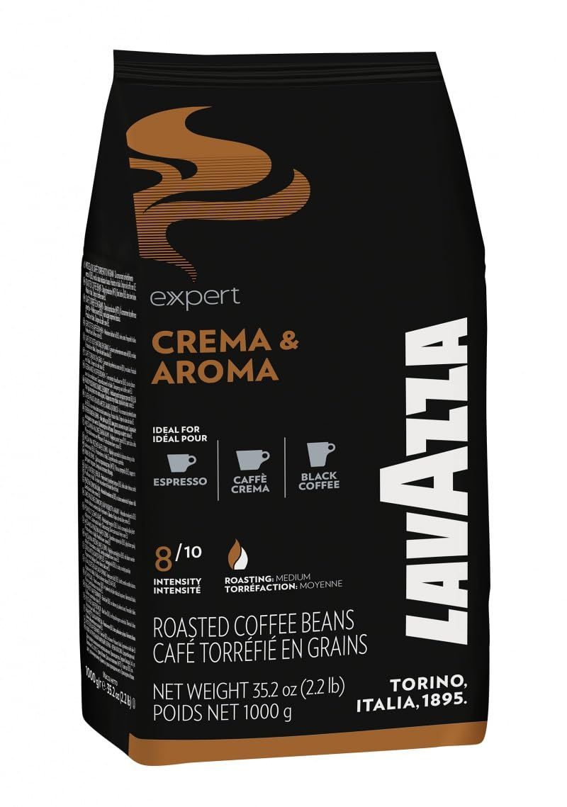 Lavazza Expert Crema &amp; Aroma Roasted Coffee Beans 1Kg - 11/13