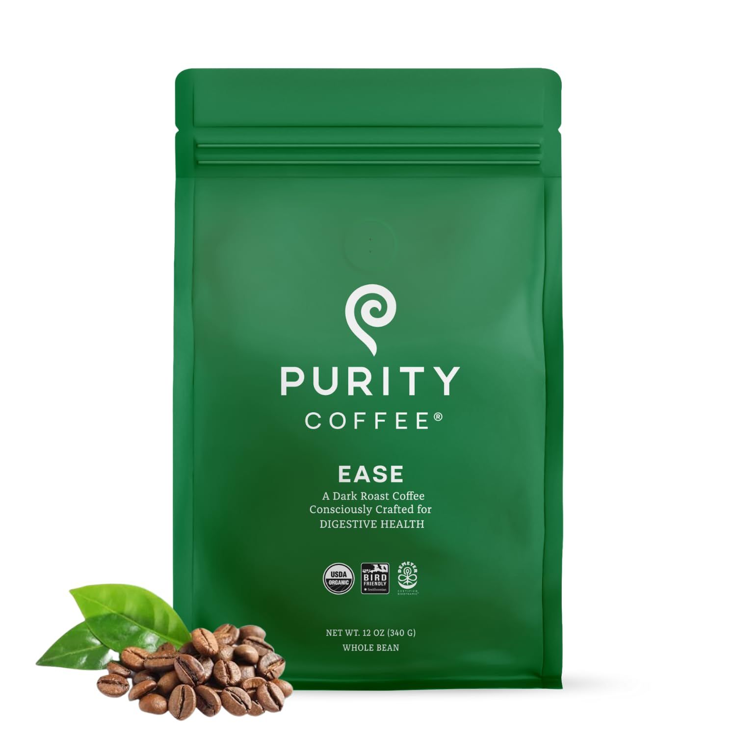 Purity Coffee PROTECT Light-Medium Roast Whole Bean Coffee - Sweet Citrus &amp; Toasted Hazelnut Flavor…