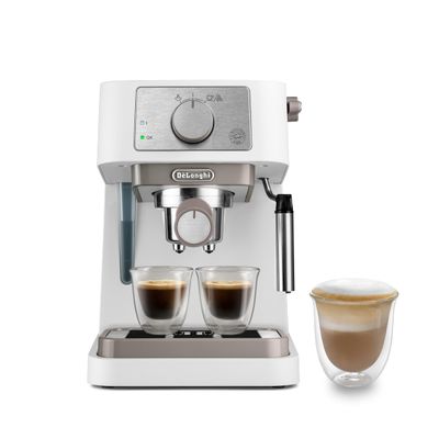 De'Longhi Stilosa EC260.W Manual Coffee Machine, 15 Bar Pressure, Cappuccino System, Automatic Shut…