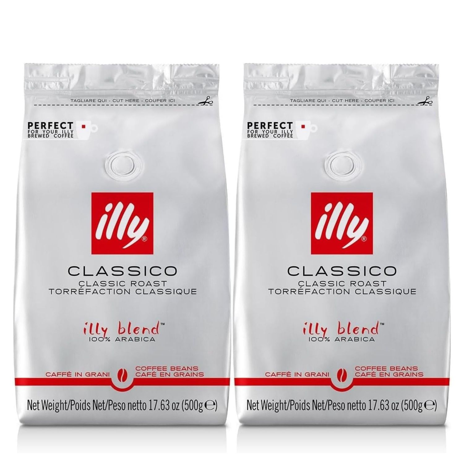 illy Whole Bean Coffee - Perfectly Roasted Whole Coffee Beans - Classico Medium Roast - with Notes …