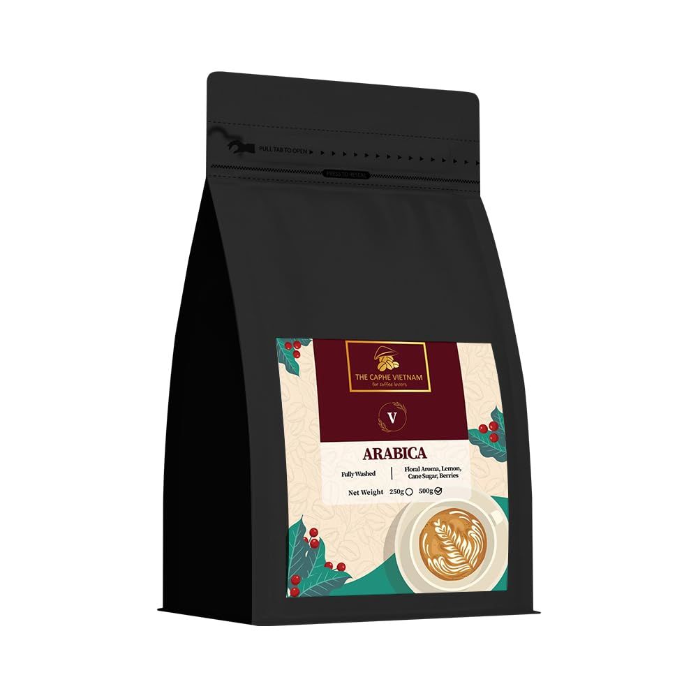 The Caphe Vietnam Ethiopian Guji Hambella Coffee Beans – 100% Arabica, Single Origin Specialty Coff…