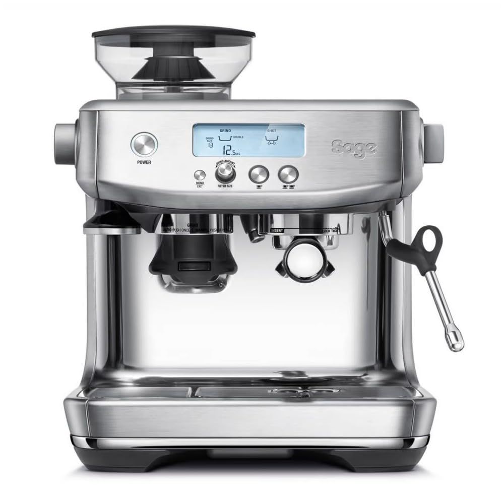 Sage - The Barista Pro, Bean to Cup Coffee Machine with Grinder and Milk Frother, Brushed Stainless…
