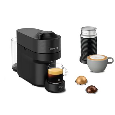 Nespresso De'Longhi ENV90.BAE Vertuo Pop Coffee Capsule Machine + Aeroccino Milk Frother, Prepares …