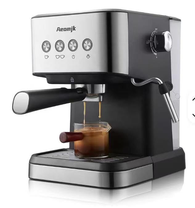 Wtrtr Espress Machine Coffee, Professional Espresso Maker with Milk Frother Steam Wand,Espresso Man…
