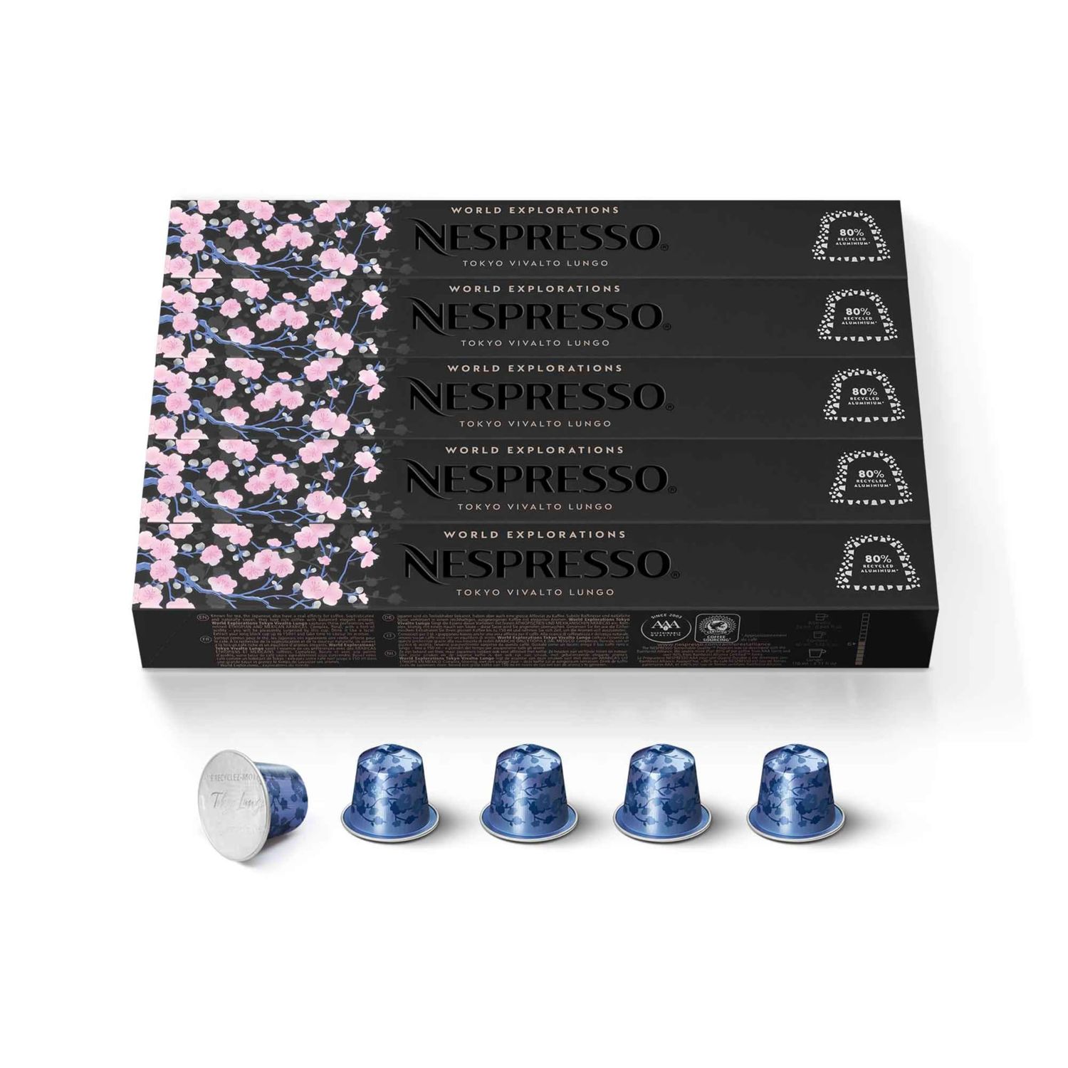 Nespresso OriginalLine Capsules: Vivalto Lungo, 50 Count -"NOT Compatible with VertuoLine machines"
