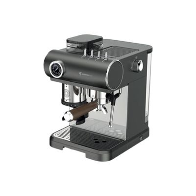 MEBASHI Commercial Espresso Machine with Built-in Grinder, 19 Bar, 1.5L Tank, 1350 W, Black (ME-CCM…