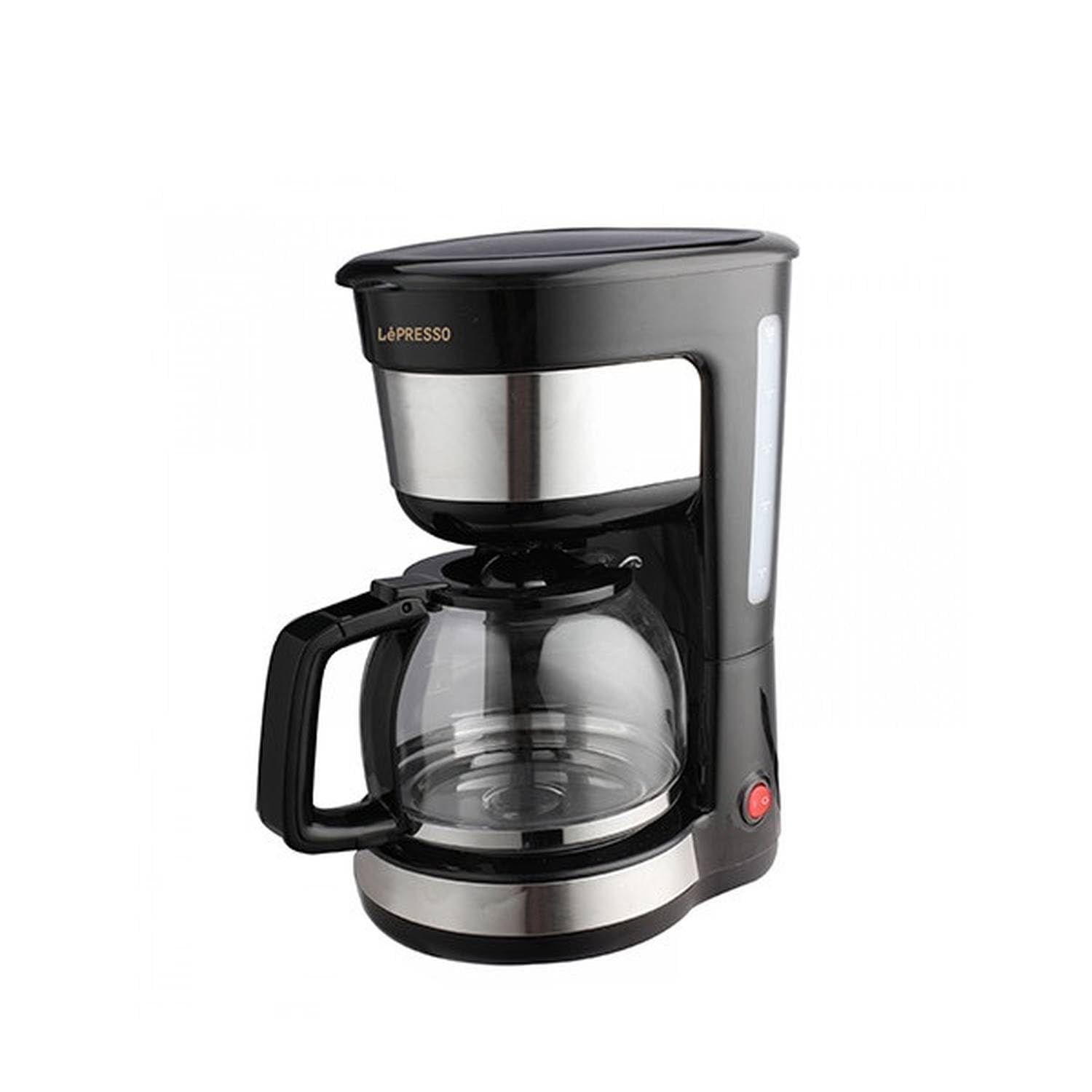 LePresso Drip Coffee Maker With Glass Carafe, No.of Cups: 10-15 Cups, Carafe Capacity: 1.25L, Power…