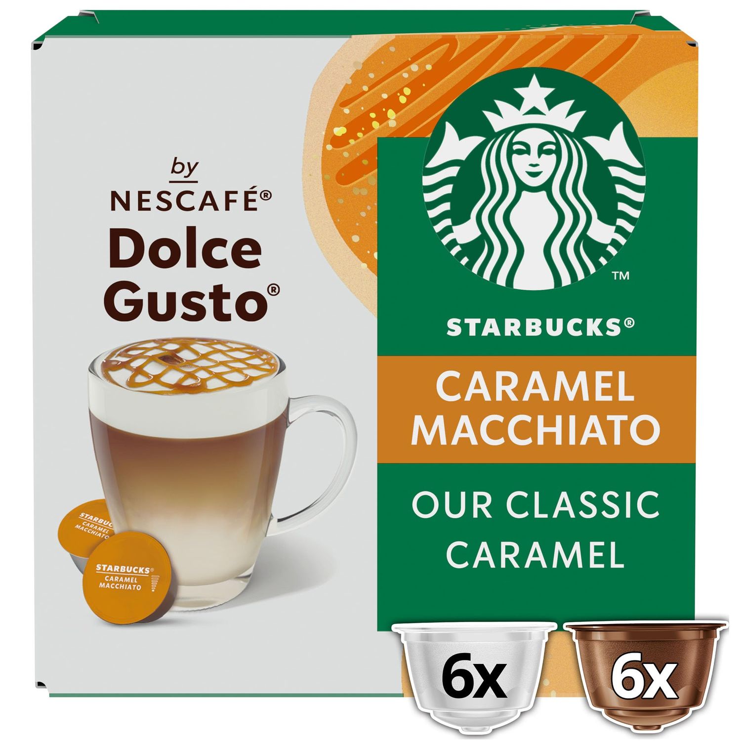 Starbucks Caramel Macchiato by Nescafe Dolce Gusto Coffee Pods 127.8g
